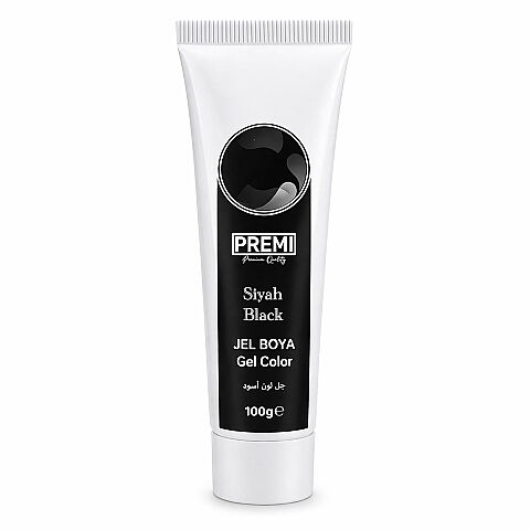 PREMI JEL TÜP BOYA SİYAH 100 GR - 1