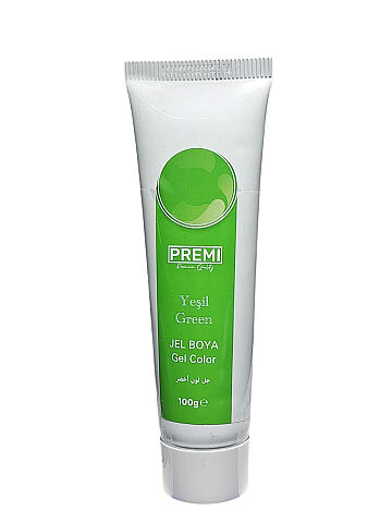 PREMI JEL TÜP BOYA YEŞİL 100 GR - 1