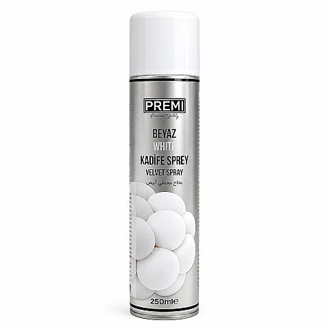 PREMI KADİFE SPREY BEYAZ 250 ML - 1