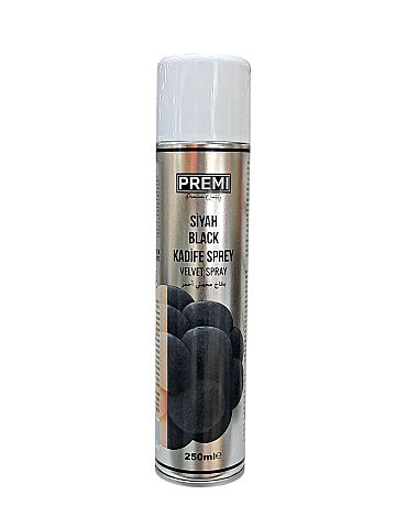 PREMI KADİFE SPREY SİYAH 250 ML - 1