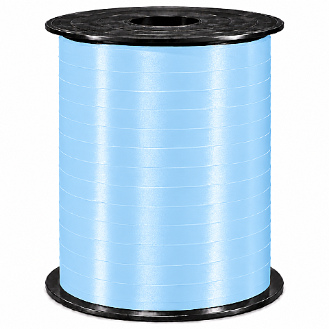 RAFYA ŞERİT DÜZ AÇIK MAVİ 8mm*200mt - 1