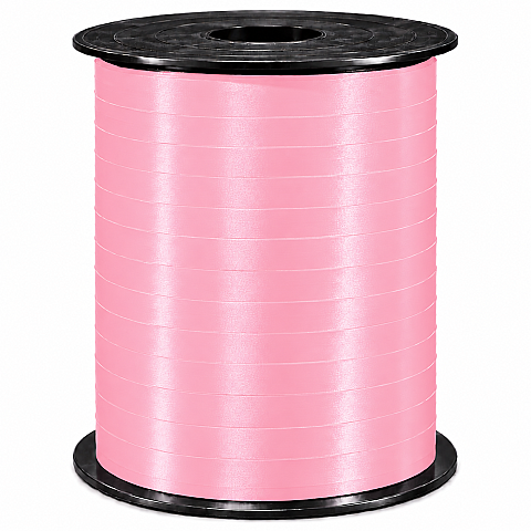 RAFYA ŞERİT DÜZ AÇIK PEMBE 8mm*200mt - 1