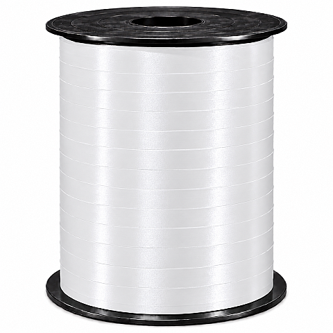 RAFYA ŞERİT DÜZ BEYAZ 8mm*200mt - 1