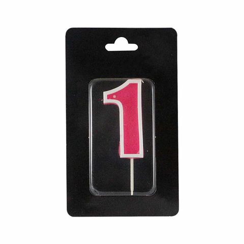 RAKAMLI MUM PEMBE 1 NO - 1