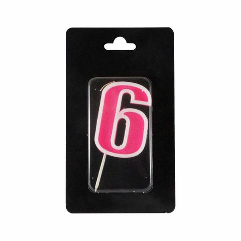 RAKAMLI MUM PEMBE 6 NO - 1
