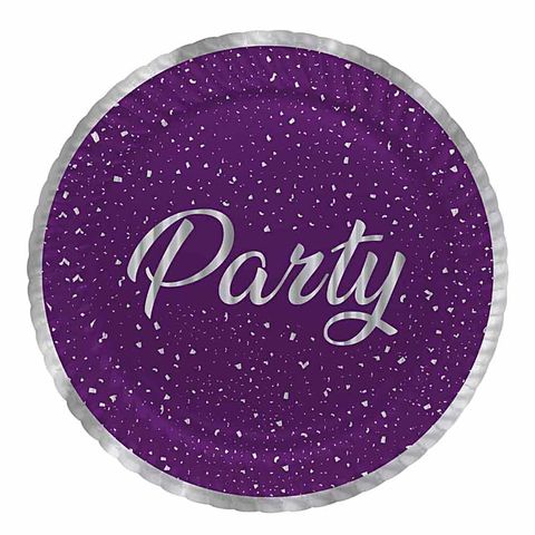 ROLL UP PARTY KARTON TABAK PARTİ ZAMANI MOR 23CM