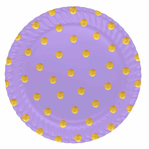 ROLL UP PARTY KARTON TABAK PASTEL DÜŞLER LİLA 23CM