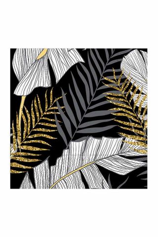 ROLL UP PEÇETE ALTIN SİMLİ YAPRAK SİYAH 20 AD/25PK - 1