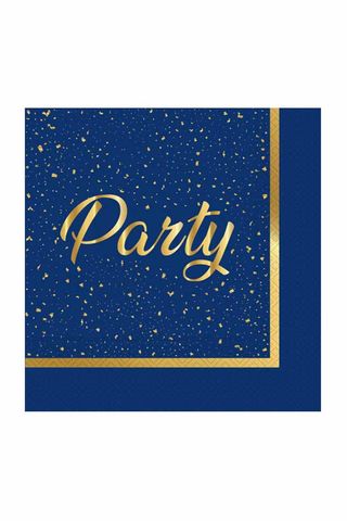 ROLL UP PEÇETE PARTİ ZAMANI LACİVERT 20AD/25PK - 1