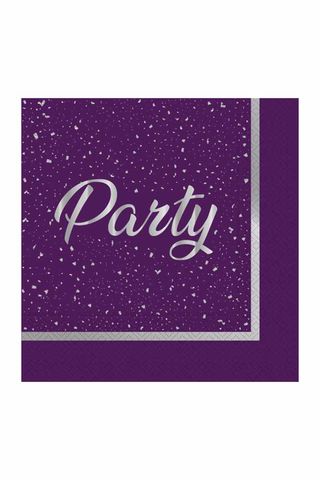 ROLL UP PEÇETE PARTİ ZAMANI MOR 20AD/25PK - 1