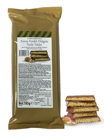 SCHÖNE KADAYIFLI ANTEP FISTIKLI DOL. SÜTLÜ TABLET 185 GR - 1