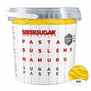 ŞEKER HAMURU 1 KG SARI SUGAR&SUGAR - ŞEKER&SUGAR