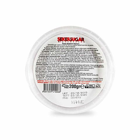 ŞEKER HAMURU SUGAR&SUGAR 200 GR RENKLİ - 6