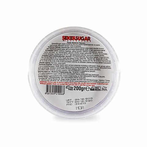 ŞEKER HAMURU SUGAR&SUGAR 200 GR RENKLİ - 10