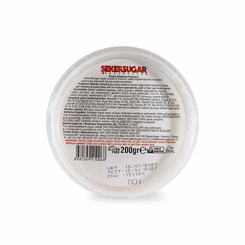 ŞEKER HAMURU SUGAR&SUGAR 200 GR RENKLİ - 16