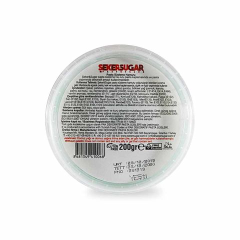 ŞEKER HAMURU SUGAR&SUGAR 200 GR RENKLİ - 17