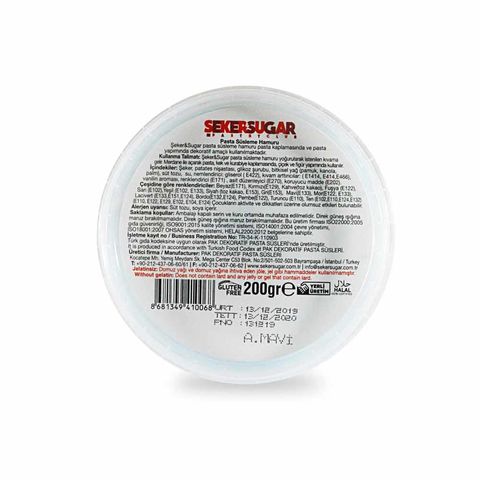 ŞEKER HAMURU SUGAR&SUGAR 200 GR RENKLİ - 18