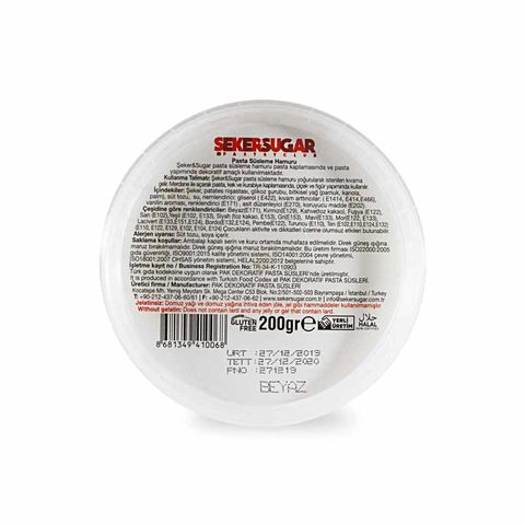 ŞEKER HAMURU SUGAR&SUGAR 200 GR RENKLİ - 19