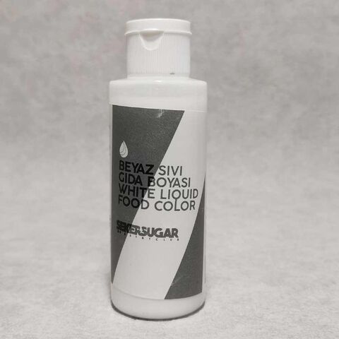 ŞEKER SUGAR BEYAZ SIVI GIDA BOYASI 120 ML 