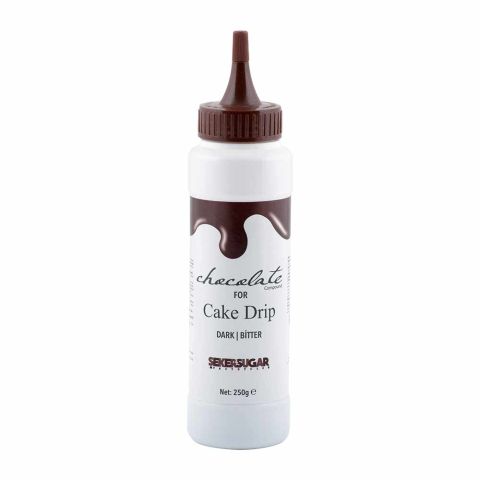 ŞEKER SUGAR DRİP KOKOLİN ÇİKOLATA (AKIŞKAN) 250 GR BİTTER - 1