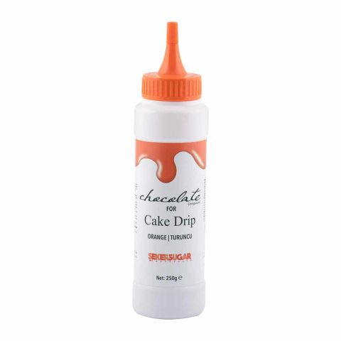 ŞEKER SUGAR DRİP KOKOLİN ÇİKOLATA (AKIŞKAN) 250 GR TURUNCU - 1