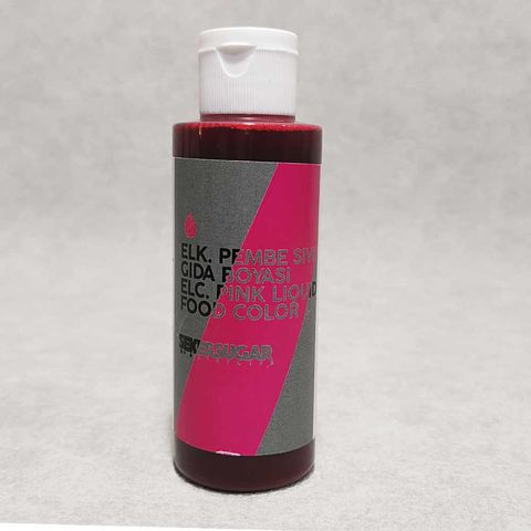 ŞEKER SUGAR EL. PEMBE SIVI GIDA BOYASI 120 ML 
