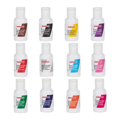 ŞEKER SUGAR FUŞYA SIVI GIDA BOYASI 20 ML 