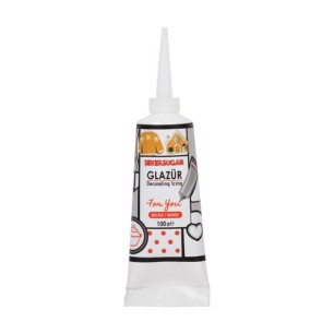 ŞEKER SUGAR GLAZÜR BEYAZ 100 GR - ŞEKER&SUGAR