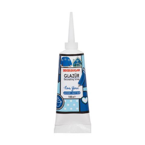 ŞEKER SUGAR GLAZÜR LACİVERT 100 GR
