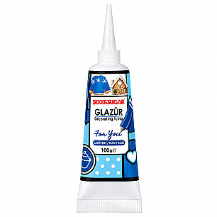 ŞEKER SUGAR GLAZÜR LACİVERT 100 GR - ŞEKER&SUGAR