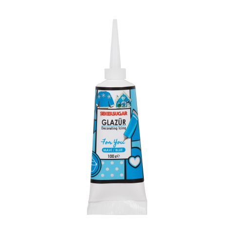 ŞEKER SUGAR GLAZÜR MAVİ 100 GR