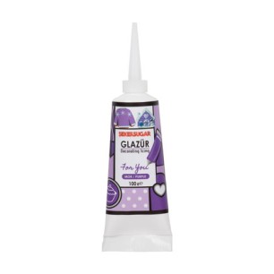 ŞEKER SUGAR GLAZÜR MOR 100 GR - ŞEKER&SUGAR