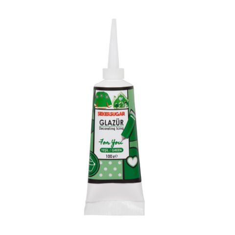 ŞEKER SUGAR GLAZÜR YEŞİL 100 GR