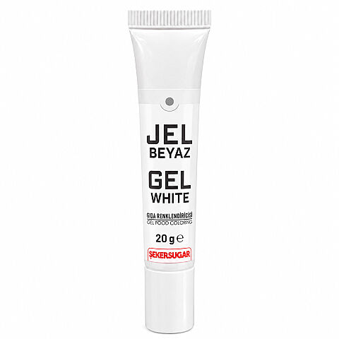 ŞEKER SUGAR JEL GIDA BOYASI 20 GR BEYAZ - 1