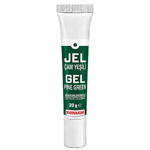 ŞEKER SUGAR JEL GIDA BOYASI 20 GR ÇAM YEŞİLİ - 1