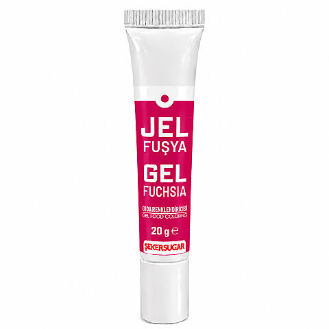 ŞEKER SUGAR JEL GIDA BOYASI 20 GR FUŞYA - 1