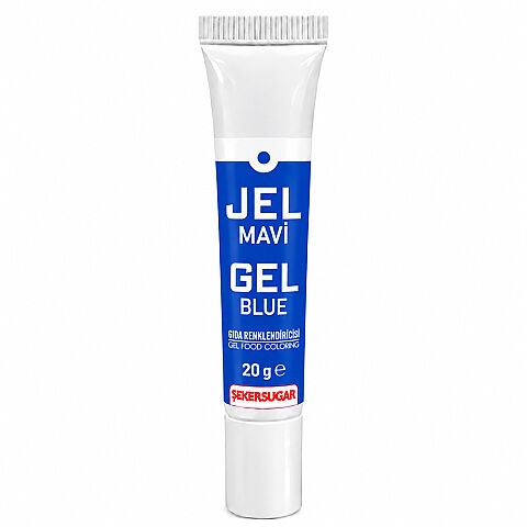 ŞEKER SUGAR JEL GIDA BOYASI 20 GR MAVİ - 1