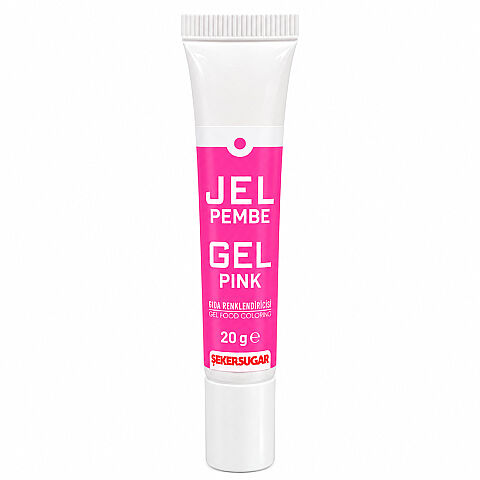 ŞEKER SUGAR JEL GIDA BOYASI 20 GR PEMBE - 1