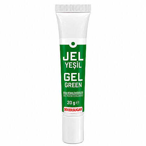 ŞEKER SUGAR JEL GIDA BOYASI 20 GR YEŞİL - 1