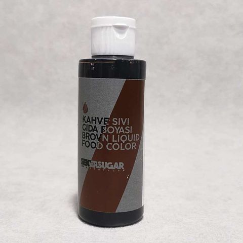 ŞEKER SUGAR KAHVE SIVI GIDA BOYASI 120 ML 