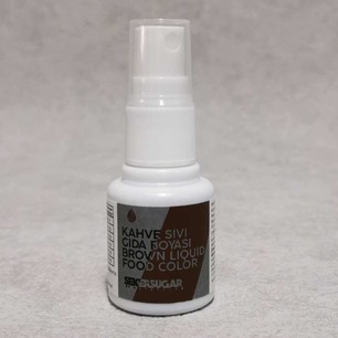 ŞEKER SUGAR KAHVE SIVI GIDA BOYASI 20 ML - 