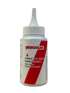 ŞEKER SUGAR KIRMIZI SIVI GIDA BOYASI 150 ML - ŞEKER&SUGAR