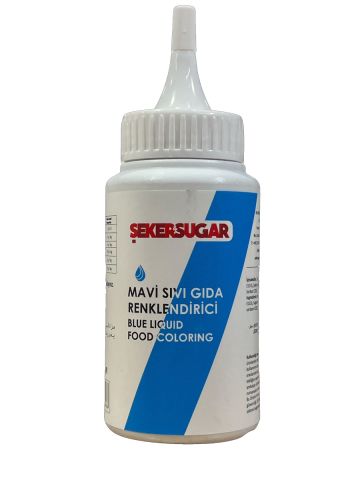 ŞEKER SUGAR MAVİ SIVI GIDA BOYASI 150 ML 