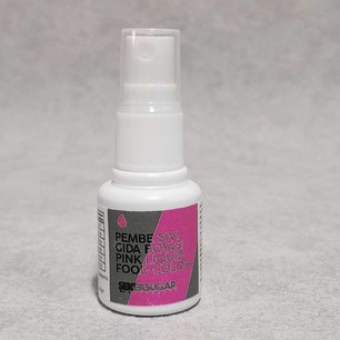 ŞEKER SUGAR PEMBE SIVI GIDA BOYASI 20 ML - 
