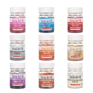 ŞEKER SUGAR RENKLENDİRİLMİŞ KAKAO YAĞI METALİK MOR 30 GR - 