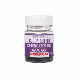 ŞEKER SUGAR RENKLENDİRİLMİŞ KAKAO YAĞI MOR 30 GR - 