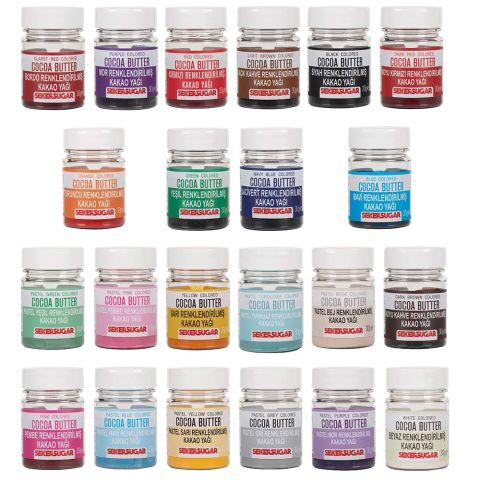 ŞEKER SUGAR RENKLENDİRİLMİŞ KAKAO YAĞI PEMBE 30 GR 