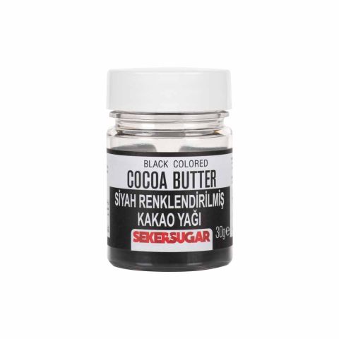ŞEKER SUGAR RENKLENDİRİLMİŞ KAKAO YAĞI SİYAH 30 GR
