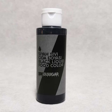 ŞEKER SUGAR SİYAH SIVI GIDA BOYASI 120 ML 