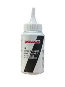 ŞEKER SUGAR SİYAH SIVI GIDA BOYASI 150 ML - ŞEKER&SUGAR